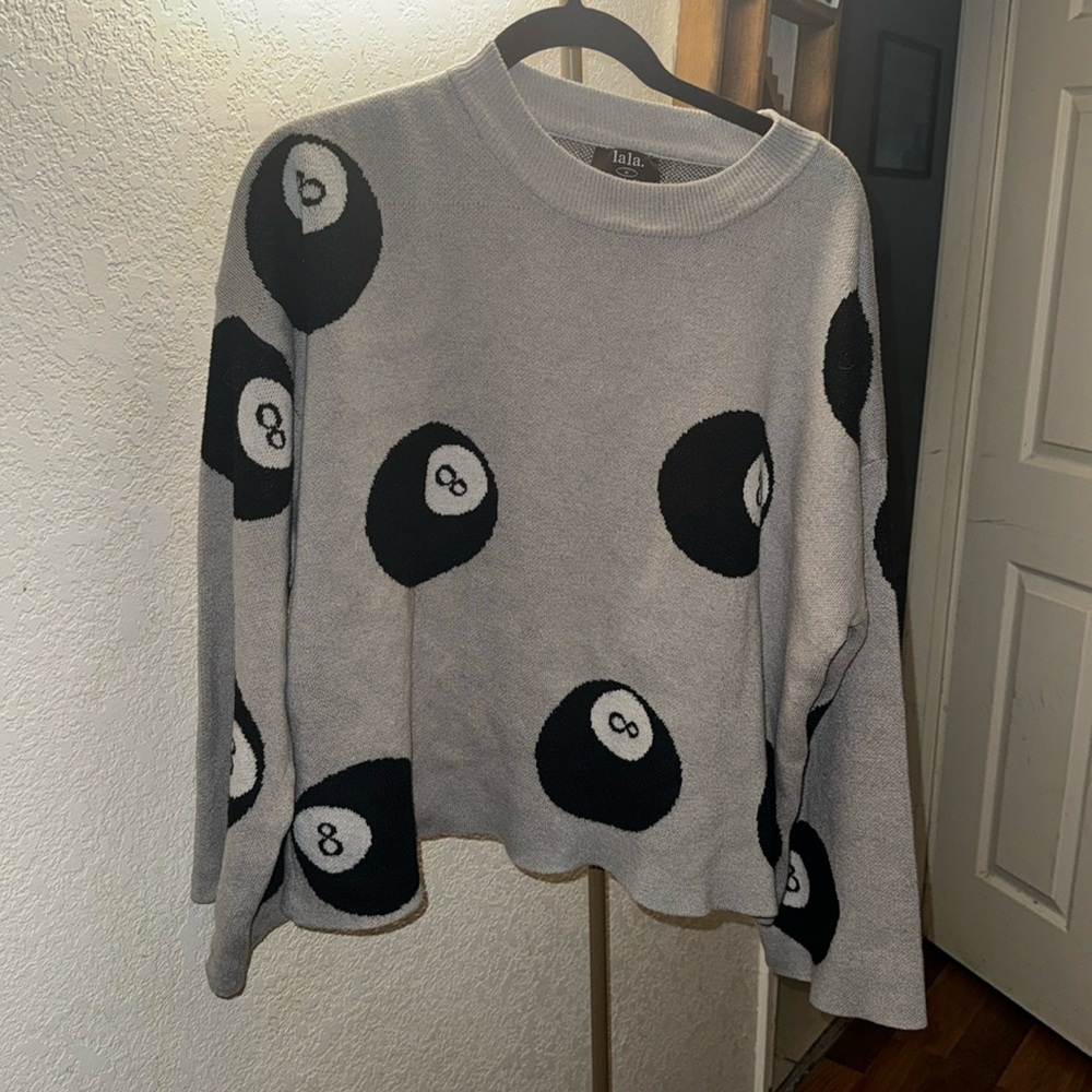 Good condition LaLa 8 ball sweater